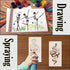 Stencils for Painting Reusable Stencils Large Template Paint Stencils for Painting on Wood Burning, DIY Art Craft Fabric Canvas Furniture (Snake)...