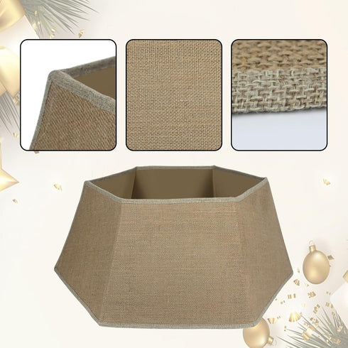SHENG HONG 26 Inch Christmas Tree Collar Buffalo Plaid Christmas Tree Skirts Tree Ring Christmas Decorations for Party Holiday Home Decoration...