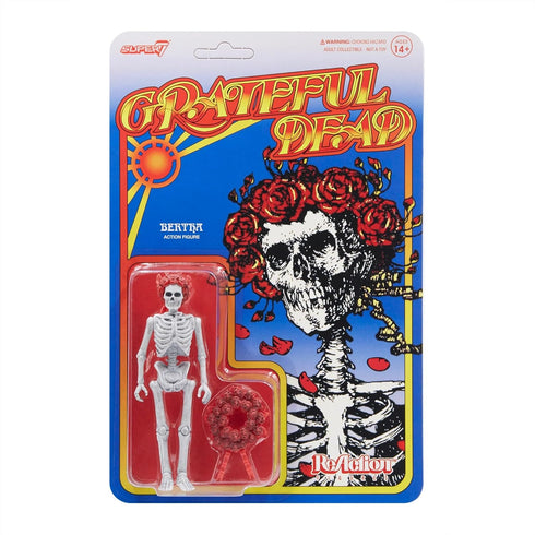 Super7 Grateful Dead Bertha - 3.75" Grateful Dead Action Figure with Accessory Classic Music Collectibles and Retro Toys...