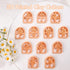Puocaon Birth Flower Clay Cutters - 12 Pcs Birth Flower Clay Earring Cutters for Polymer Clay Jewelry Making, Birth Month Clay Cutters Botanical F...