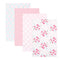 Luvable Friends Unisex Baby Cotton Flannel Receiving Blankets, Floral 4-Pack, One Size...