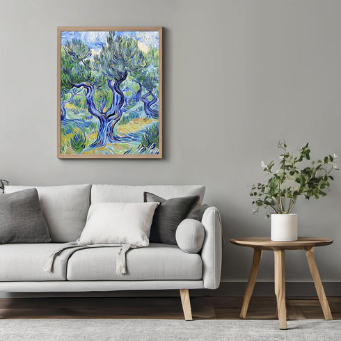 Posterizer 1 pcs-classic oil painting inspired art-wild swirling trees 4-Collectibles & Fine Art-Retro Art-Decor for Home & Office- unframed wall ...