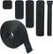Hook and Loop Straps Double-Sided Adhesive Strip and Cables Self-Gripping Hook and Loop Roll,Cut To Length,Reusable Wide 1.2in Fastening Cable Str...