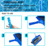 Pool Skimmer Net, Fine Mesh Pool Leaf Net with Durable Deep Net, Larger Capacity Leaf Skimmer Net for Pool Cleaning, Debris Pickup Removal, Easy S...