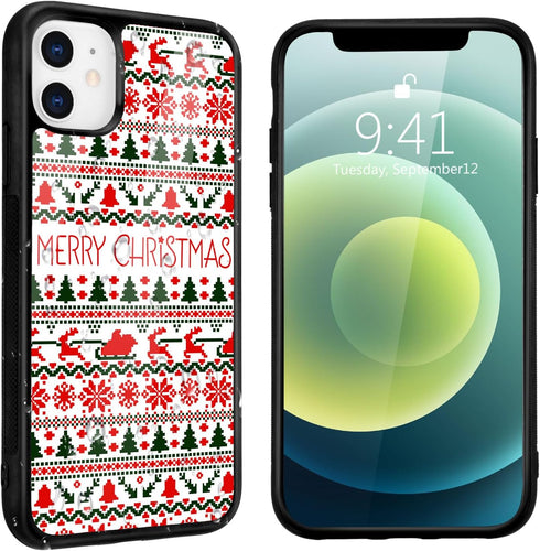 Christmas Phone Case for iPhone 13 Christmas Case Cover TPU Bumper Hard Back Shockproof Phone Case Girly Protective Phone Cover with Design...