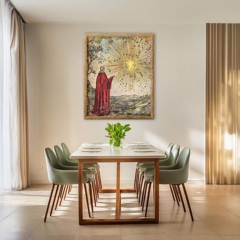 Posterizer 1 pcs-concept of a cosmological boundary inspired by medieval and alchemical art 4-Collectibles & Fine Art-Fantasy & Fiction Art-Living...