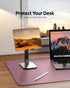 YSAGi Dual-Sided Leather Desk Pad, Office Desk Mat, PU Leather Desktop Protector, Large Mouse Pad, Laptop Desk Pad, Waterproof Desk Writing Pad fo...