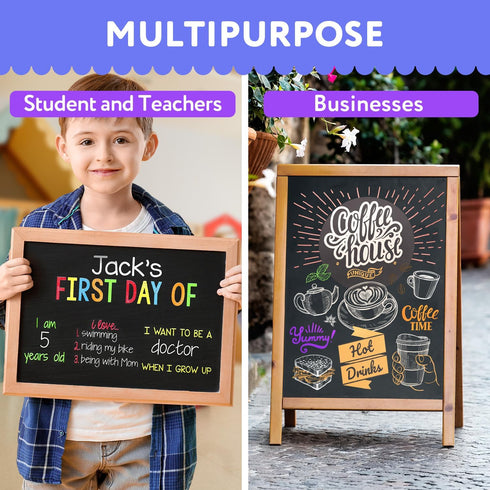 TFIVE White Chalk Markers - Dry & Wet Erase Marker Pens for Chalkboards, Signs, Windows, Blackboard, Glass, Mirrors, Liquid chalkboard markers wit...