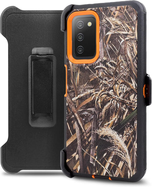 Designed for Samsung Galaxy A03S Shockproof Holster Tough Rubber Rugged Hybrid Case Silicone Triple Protective Anti-Shock Shatter-Resistant Mobile...