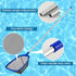 Pool Net - Pool Skimmer Net with 5 Section Adjustable Telescopic Aluminum Pole?22.21''- 67.59'', Skimmer Net with Fine Mesh Net, Pool Leaf Net...