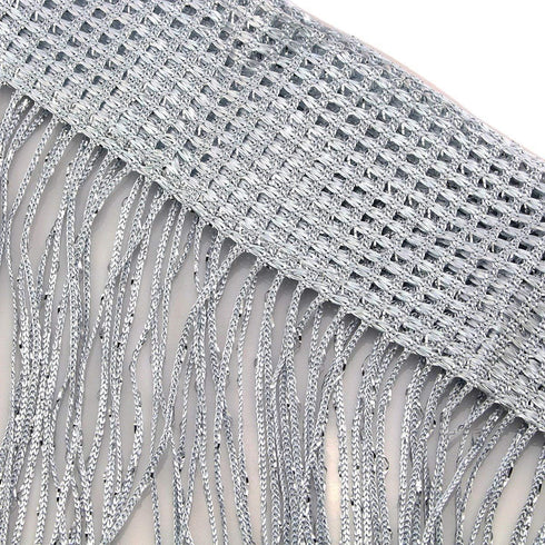 1x2 M Door String Curtain Rare Flat Silver Ribbon Thread Fringe Window Panel Room Divider Cute Strip Tassel for Wedding Coffee House Restaurant Pa...