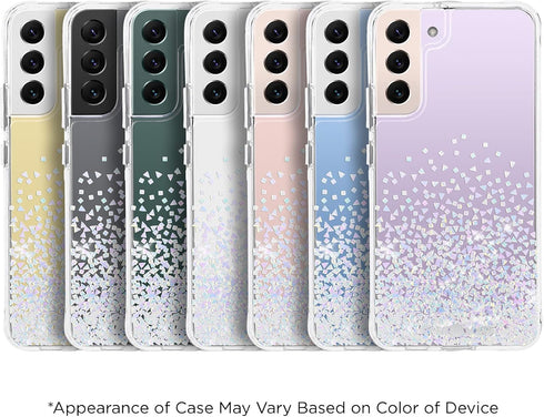 Case-Mate - Twinkle Ombre - Case for Samsung Galaxy S22 Plus - Reflective Foil Elements - 10 ft Drop Protection - 6.6 Inch - Stardust...