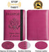 Passport Holder Cover Wallet Travel Essentials RFID Blocking Leather Card Case International Must Haves Travel Accessories for Women Men(101#Purpl...