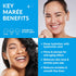 MAREE Facial Masks with Marine Collagen & Hyaluronic Acid - Sheet Moisturizing Masks for Face with Green & Red Algae Extract for All Skin Types - ...
