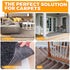 Double Sided Carpet Tape for Area Rugs -Rug Tape 2 Inch x 12 Yards - Residue-Free Heavy Duty Rug Tape Gripper for Hardwood Floors?Removable,...
