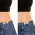 6 Sets Pant Waist Tightener Adjustable Waist Buckle No Sewing Required Jean Buttons for Loose Jeans Daisy Flower Pants Button Tightener...