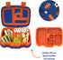 Bentgo® Kids Prints Tray with Transparent Cover - Reusable, BPA-Free, 5-Compartment Meal Prep Container with Built-In Portion Control for Healthy ...