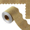 AIEX 66ft/ 20m Scalloped Bulletin Board Borders, Border Trim Burlap Style Rolled Border for Bulletin Boards Whiteboards Desks Posters Decorations ...