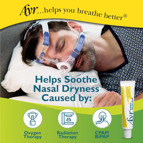 Ayr Saline Nasal Gel, With Soothing Aloe, 0.5 Ounce Tube (Pack of 1)...