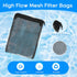 Aquarium Filter Media Bags for Aquarium with Zipper, Reusable Strong Polyester Fine Mesh Bag for Activated Carbon, Bio Filter Balls, Ceramic Rings...