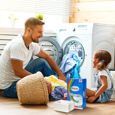 Color Grasper for Laundry 160 Count, Fragrance Free Dye Catcher Essential for Home Use, Dye Guard Grabber Sheets for Laundry in-Wash Sheets...
