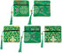 5PCS Jewelry Silk Purse Pouch, Chinese Silk Style Zipper Brocade Embroidered Bag for Women Coin Wallet (Green)...