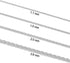 Kooljewelry Sterling Silver Round Wheat Chain Anklet (1.1 mm, 1.5 mm, 2 mm or 2.6 mm)...