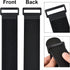 2 x 48 Inch Hook and Loop Cable Tie, 6 Pack Heavy Duty Adjustable Fastening Adhesive Cinch Strap with Plastic D-ring Buckle, Multi-Purpose Reusabl...