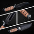 13.6" Fixed Blade Tactical Fighting Knife with Sheath, Stainless Steel Survival Hunting Bushcraft Full Tang Non-Slip Handle Bowie Knife for Campin...
