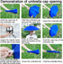 NEW-Vi Umbrella Hat Adult and Kids Folding Cap for Beach Fishing Golf Party Headwear...