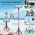 Selfie Stick Tripod with Wireless Remote, Extendable & Portable Selfie Stick- Phone Tripod Stand Compatible with iPhone 14 13 12 11/Galaxy/Huawei,...
