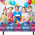 3pcs Video Game Tablecloth, Game Theme Birthday Decorations Supplies, Plastic Tablecloth, Rectangular Racetrack Tablecloth, Gamer TableCovers for ...