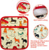 Pot Holders Set of 2 Heat Resistant 480? Kitchen 100% Cotton Comfortable Lining Printing Dog Flower Women Men Home Cooking Baking Microwave BBQ Gi...