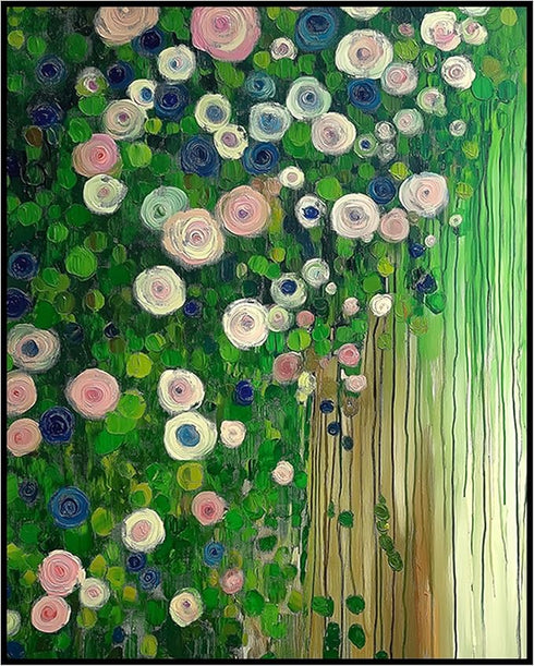 Posterizer 1 pcs-delicate vintage floral garden art-oil painting inspired 1-Collectibles & Fine Art-Retro Art-Gift for Men Women Entrepreneur Teen...