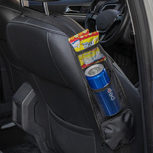 UYYE Car Seat Side Organizer, Automobile Seat Storage Hanging Bag Accessories, Seat Side Mesh Pocket Car Seat Phone Holder for Cars, Trucks, Vans ...