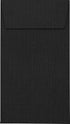 LUXPaper #5 1/2 Coin Envelopes | Peel & Press | 3 1/8" x 5 1/2" | Black Linen | 80lb. Text | 50 Qty...