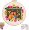 Nuberlic Embroidery Kit for Beginner Adults Starters, Stamped Cross Stitch Gift, Pre-printed DIY Funny Photo Frame Needlepoint Kit, Include Embroi...
