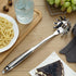 Pleafind Spaghetti Spoon and Spaghetti Tong 2-Piece Set, 13-Inch Non-Stick Spaghetti Fork and 9-Inch Kitchen Tong, Easy Storage and Cleanup, Ergon...