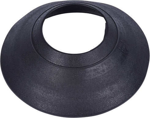 Oatey Oatey-14137 14137 Rain collar 3"-4" No-Calk Roof Flashing, 1 Count (Pack of 1), Black...