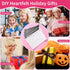 24Pcs Sublimation Blank Canvas Makeup Bags, AMADAILY Bulk Blank DIY Heat Transfer Cosmetic Makeup Bags w/Black Zipper for Bridesmaid Makeup Bag Tr...