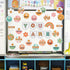 Boho Groovy Affirmation Station Bulletin Board Set Retro Motivational Inspirational Paper Cutouts with Glue Points Positive Bulletin Board Decor f...