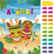 WERNNSAI Pin The Feather on The Tiki Party Games - Hawaiian Luau Party Supplies for Kids Boys 21’’ x 28’’ Aloha Poster with 24 Pcs Stickers for Ba...