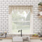 No. 918 Alison-Tr Floral Lace Sheer Rod Pocket Kitchen Curtain Valance, 58" x 14", Stone...