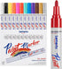 Paint Pens,Permanent Oil Based Paint Markers,Never Fade Marker Pen,for Office, Art projects, Rock Painting, Ceramic, Glass, Wood, Plastic, Metal, ...