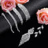 Sureio 6 Pairs Long Earrings Silver Chandelier Tassel Dangle Earrings for Women Wedding Prom Party Jewelry Fringe Rhinestone Earrings Boho Tassel ...