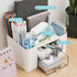Desk Organizer with 2 Drawer, Multi-Functional Pencil Pen Holder for Desk, Desk Organizers and Storage with 5 Compartments, Desktop Organizer for ...
