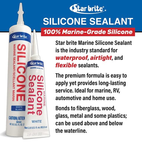 STAR BRITE Silicone Sealant Black 2.8 OZ. (082103)...
