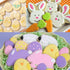 jollylife 14PCS Easter Cookie Cutter Set - Bunny,Rabbit Face,Egg,Chick,Sheep,Carrot,Flower,Butterfly,Holy Cross Party Supplies...