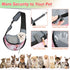 Cosmos Pet Dog Sling Carrier Breathable Mesh Pet Sling Bag Travel Pet Safe Carrier Hand Free Puppy Satchel with Padded Strap and Safety Rope for S...