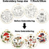 ORIGACH 4 Pcs Mushroom Embroidery Starters Kit for Beginners with Pattern and Instructions, Beginners Embroidery Stitch Practice kit Include Embro...